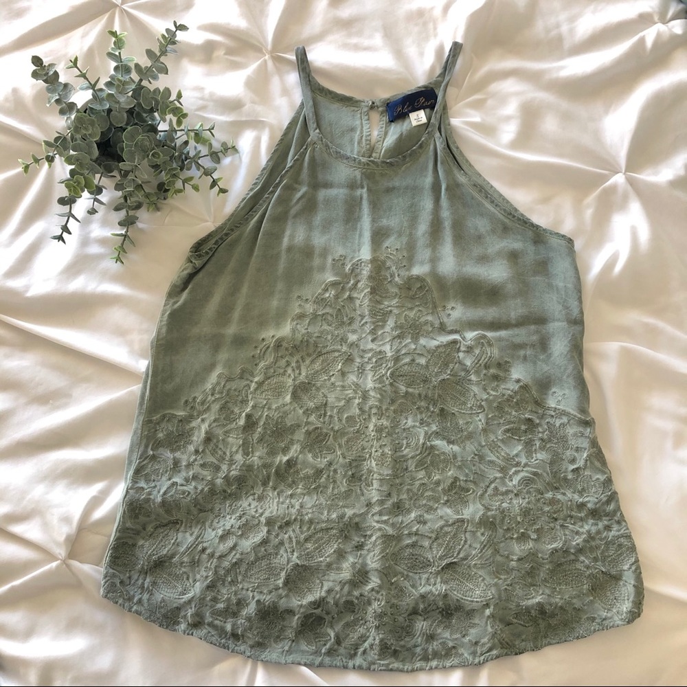 Blue Rain Halter Top